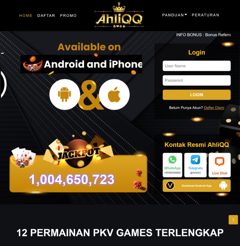 Mengenal AhliQQ Situs Judi Online Terpopuler Versi Asia